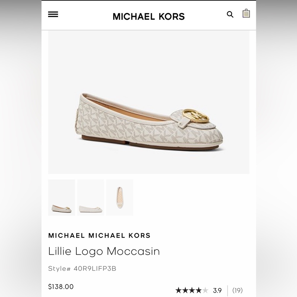 Michael Kors Logo Flats